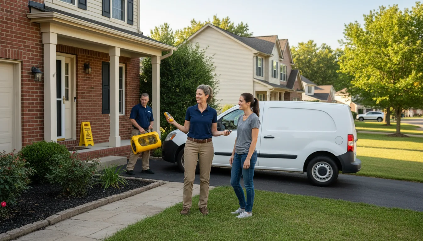 Water restoration image for Home Water Damage Repair in Bauxite, AR